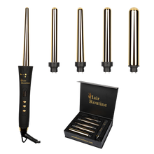 Load image into Gallery viewer, 5 in 1 Professional Interchangeable Hair Curl Set